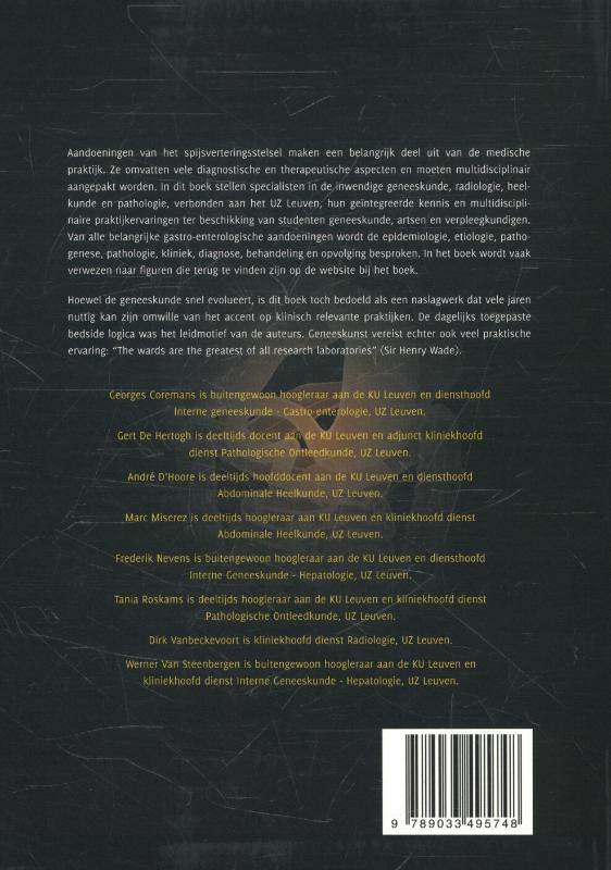 Aandoeningen van het spijsverteringskanaal achterkant