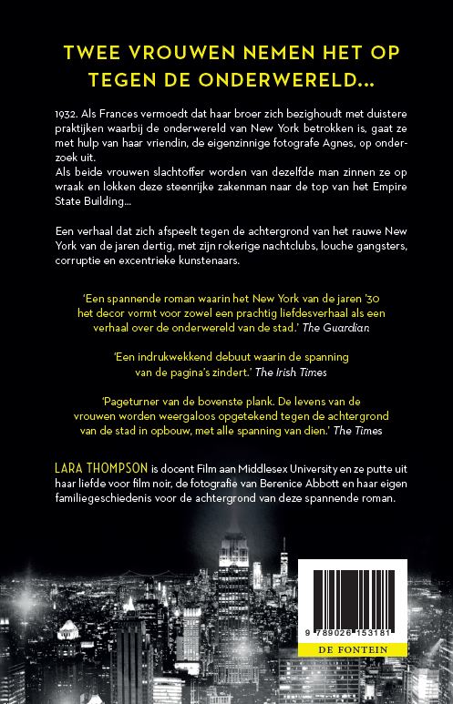 Een nacht in New York achterkant