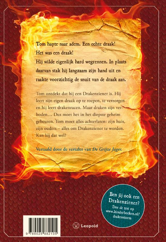 De drakenleerling / Drakenstorm achterkant