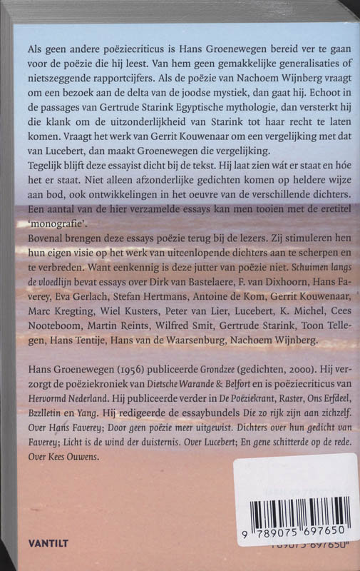 Schuimen Langs De Vloedlijn achterkant