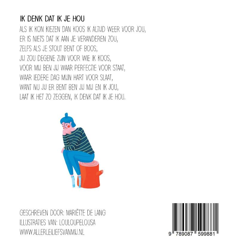 Ik denk dat ik je hou achterkant
