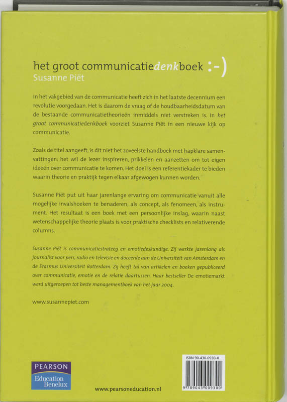 Groot Communicatiedenkboek achterkant