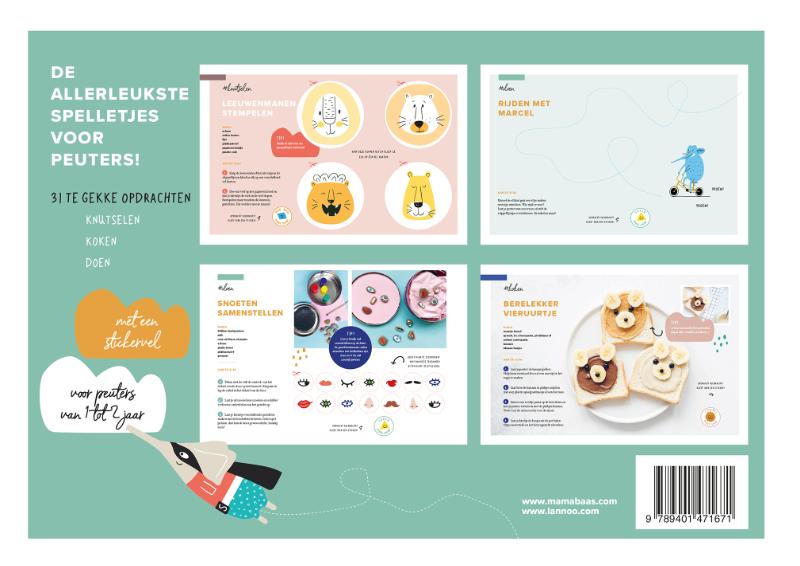 Mama Baas - Speelplezier voor de allerkleinsten (Van 1 tot 2 jaar) achterkant