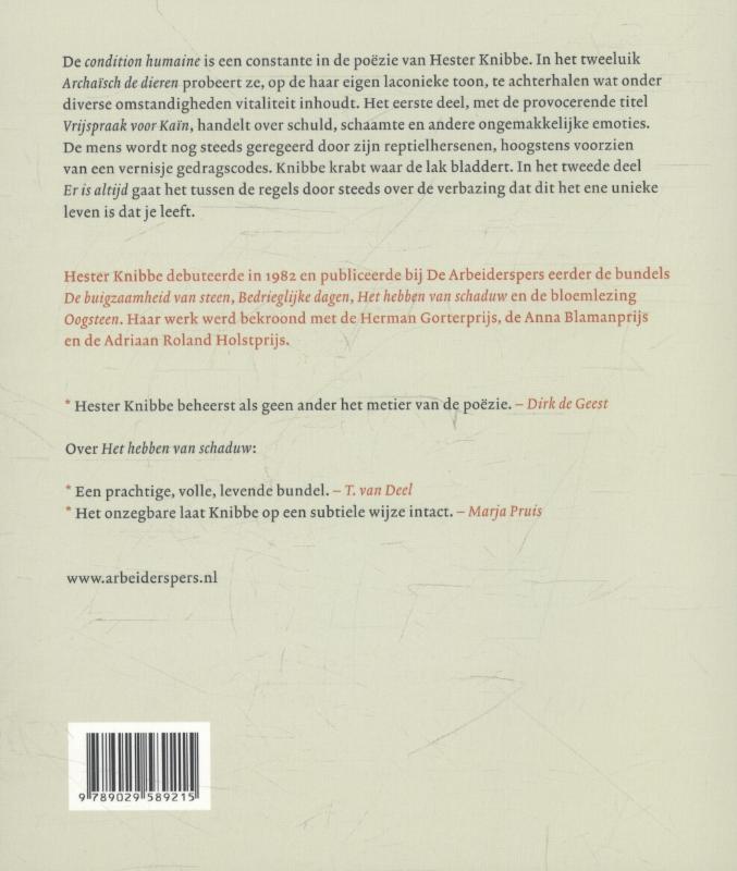 Archaisch de dieren achterkant