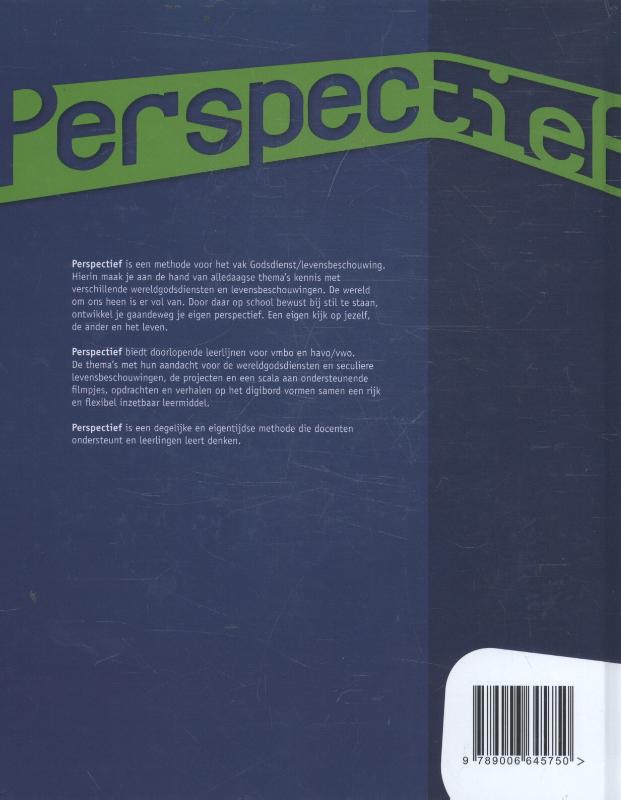 Perspectief leer-opdrachtenboek Havo achterkant