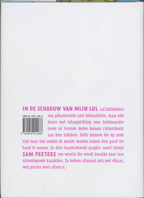 In De Schaduw Van Mijn Lul achterkant