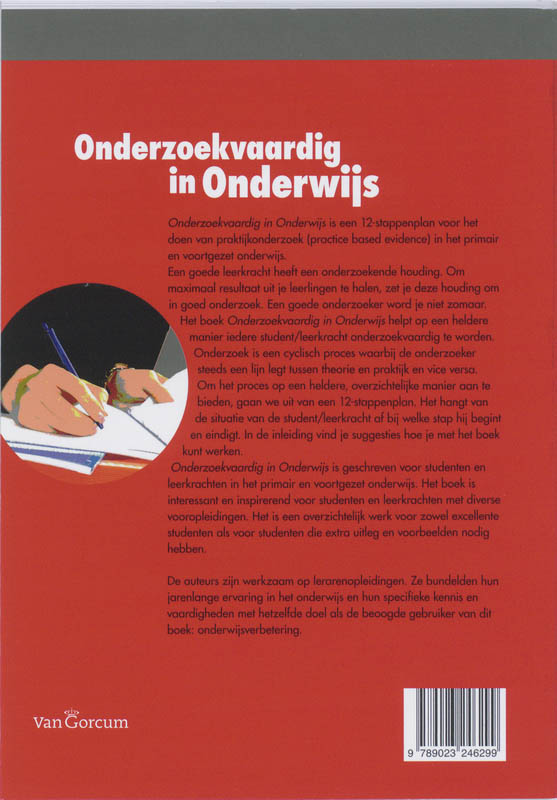 Onderzoekvaardig in onderwijs achterkant