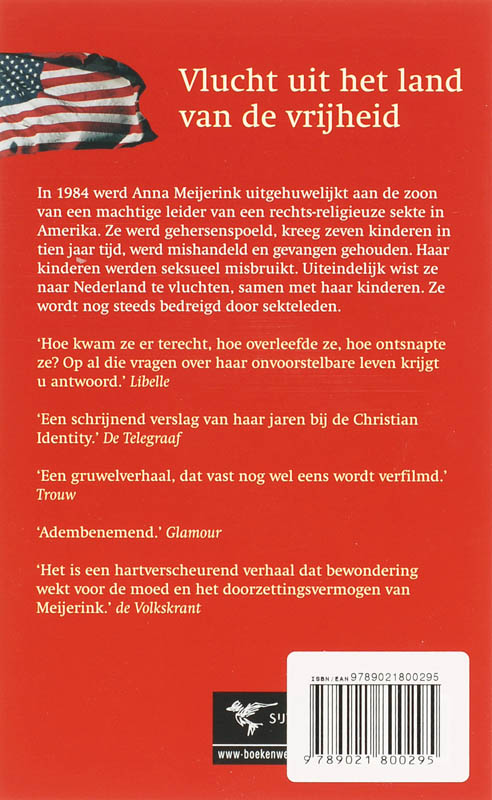 Vlucht Uit Het Land Van De Vrijheid achterkant