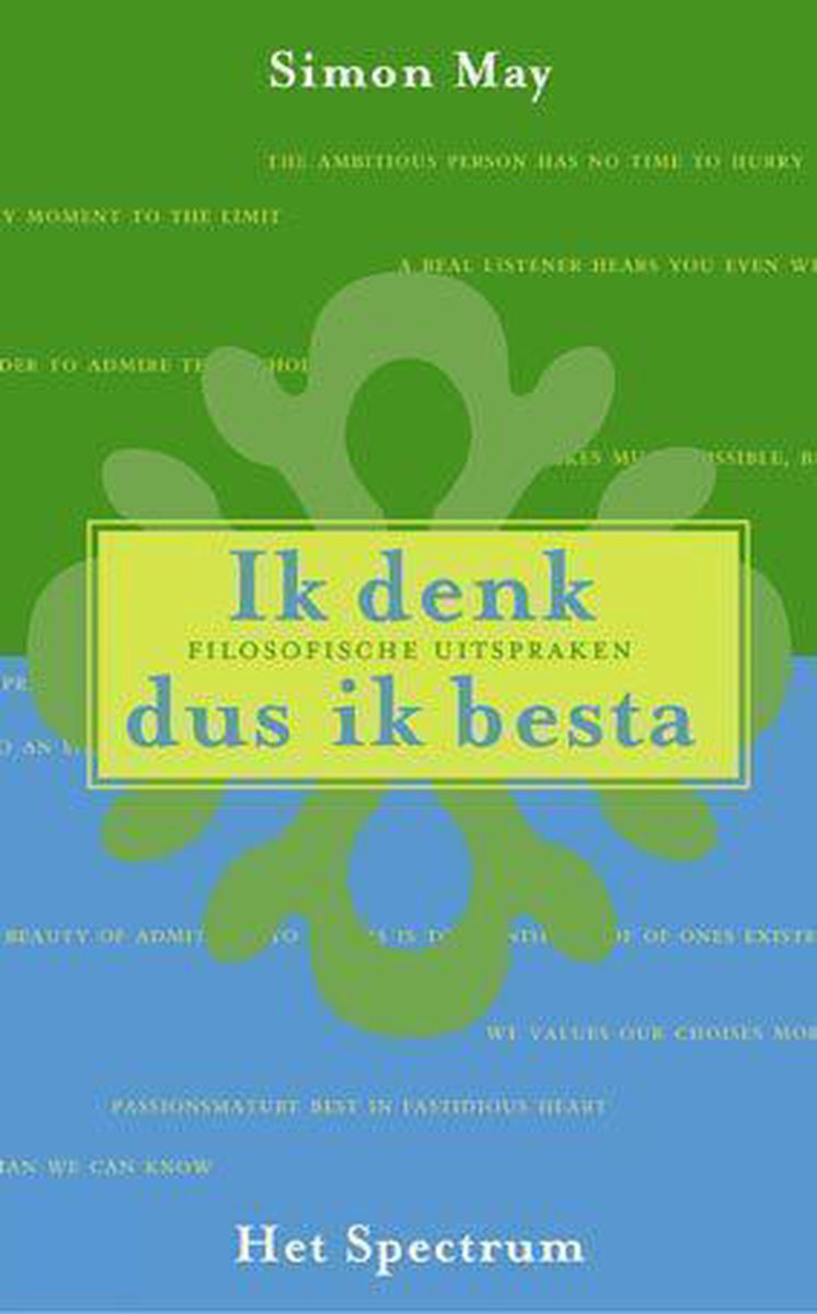 Ik denk dus ik besta