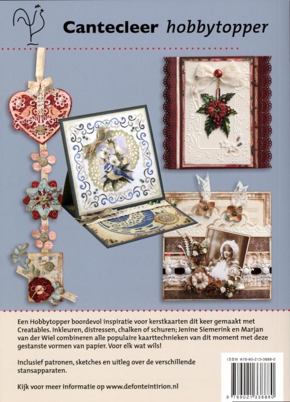 Christmas creatables / Cantecleer hobbytopper achterkant