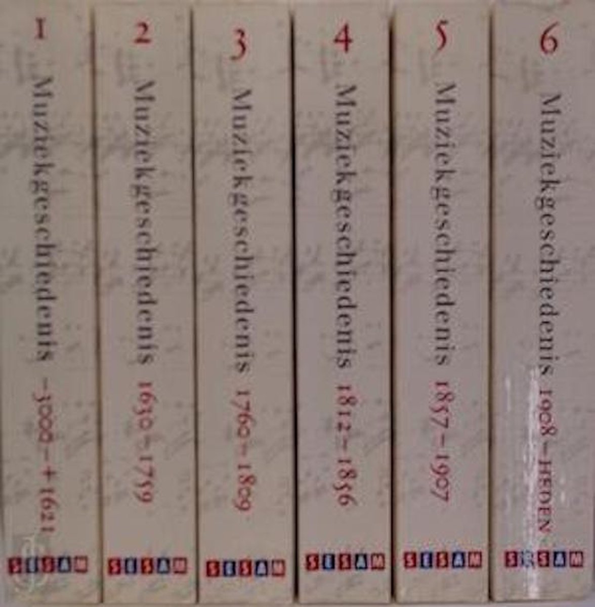 Sesam mozaiek van muziekgeschiedenis 6 delen