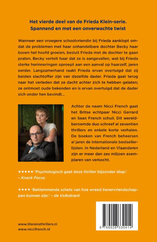 Donderdagskinderen / Frieda Klein / 4 achterkant