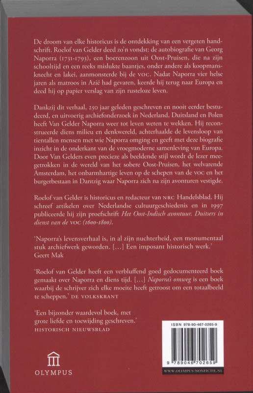 Naporra's omweg / Olympus Pockets achterkant