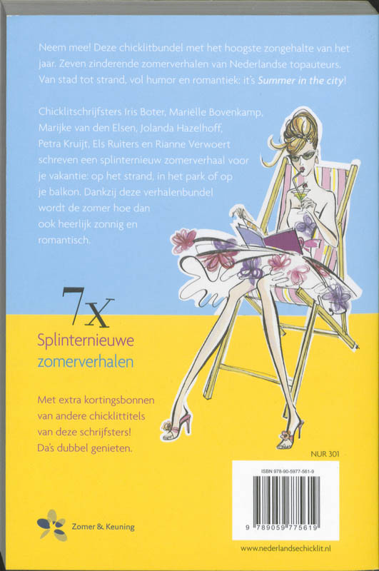 Summer in the city achterkant