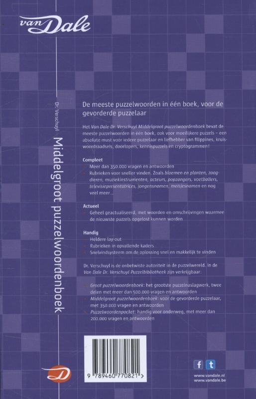 Middelgroot puzzelwoordenboek achterkant