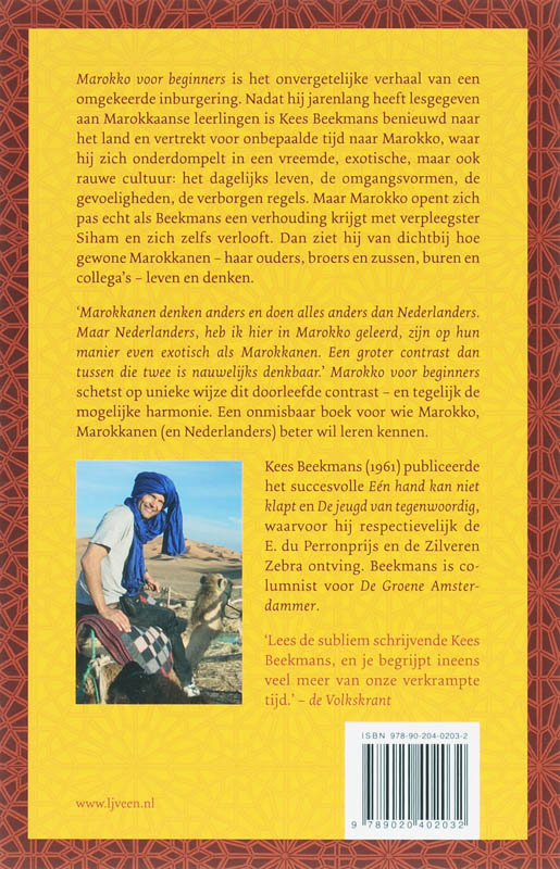 Marokko Voor Beginners achterkant