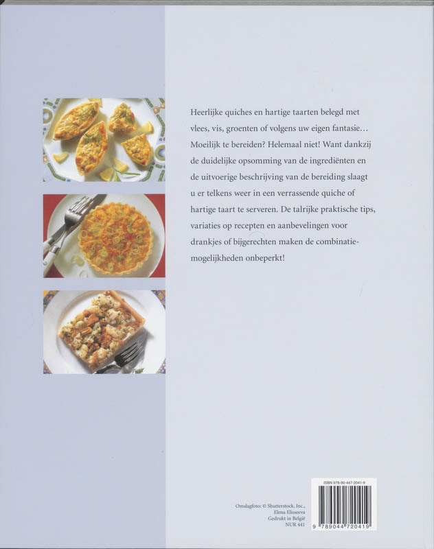 De lekkerste quiches & hartige taarten achterkant