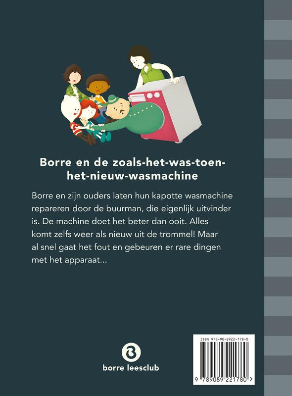 Borre en de zoals-het-was-toen-het-nieuw-wasmachine / De Gestreepte Boekjes achterkant
