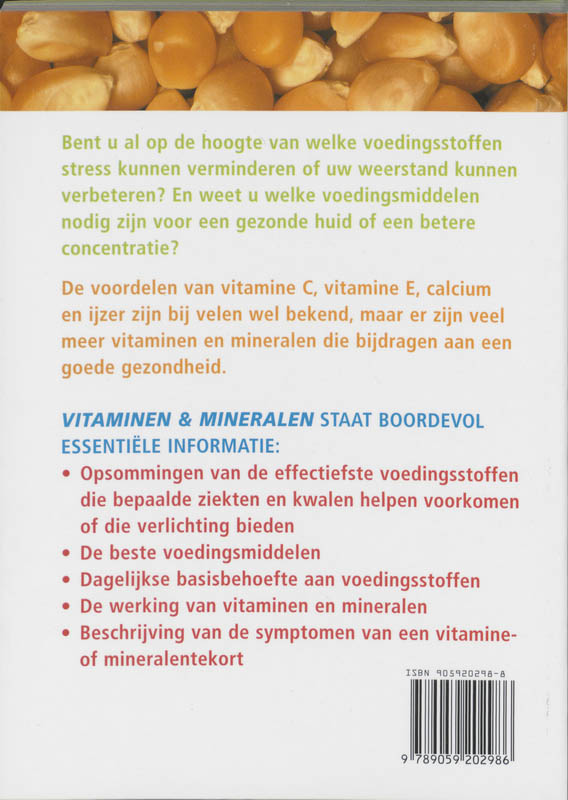 Vitaminen & Mineralen achterkant