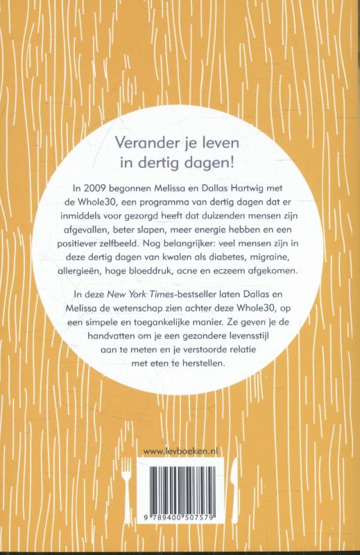 Eet jezelf gezond achterkant