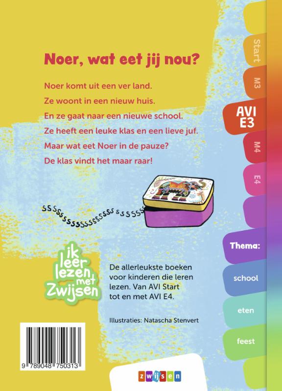 Noer, wat eet jij nou? / Ik leer lezen met Zwijsen achterkant