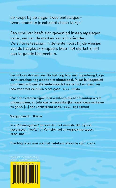 In het buitengebied achterkant