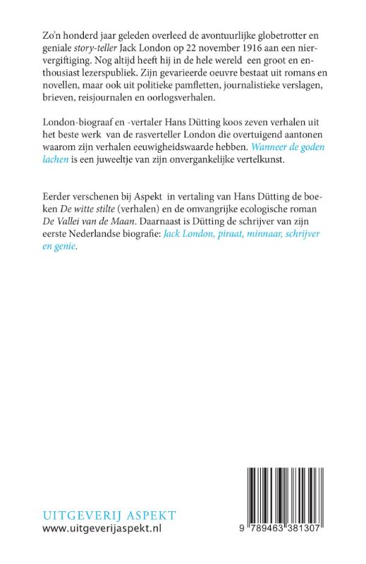 Wanner de goden lachen achterkant