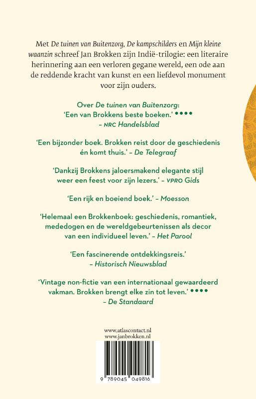 De tuinen van Buitenzorg / De Indië-trilogie achterkant