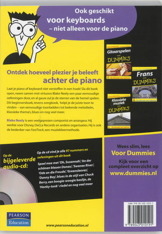 Pianospelen voor Dummies / Voor Dummies achterkant