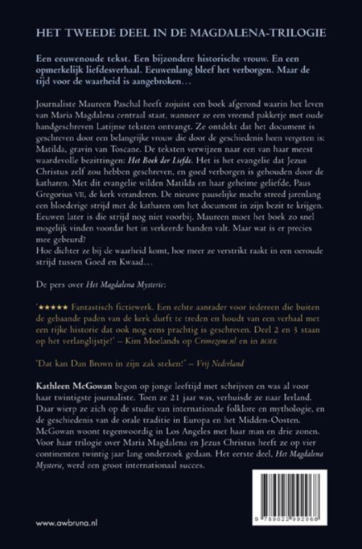 Het Jezus mysterie / De Magdalena trilogie / 2 achterkant