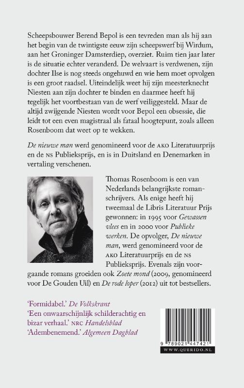 De nieuwe man achterkant