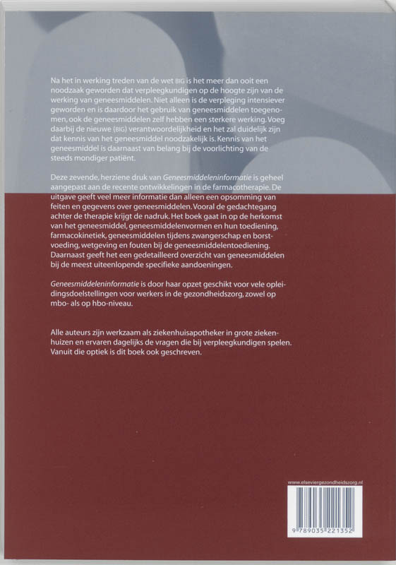 Geneesmiddeleninformatie achterkant