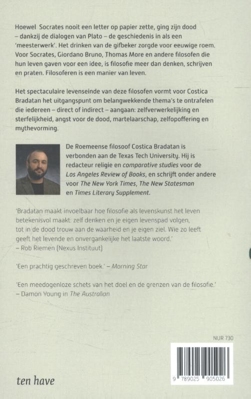 Sterven voor een idee achterkant