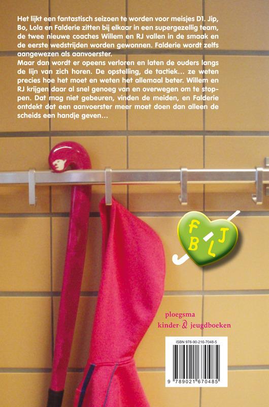 Haarbandjes en wedstrijdkriebels / I love hockey achterkant