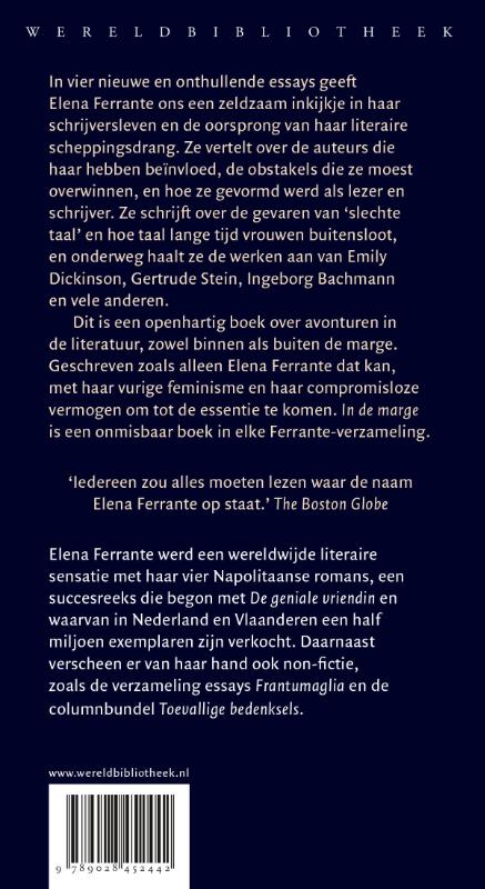 In de marge achterkant