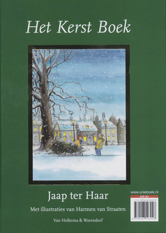 Sinterklaas Kerstboek achterkant
