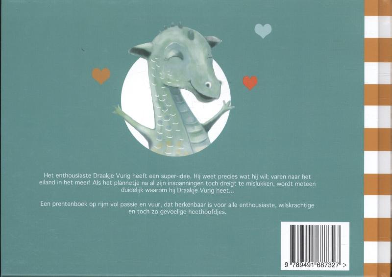 Draakje Vurig achterkant