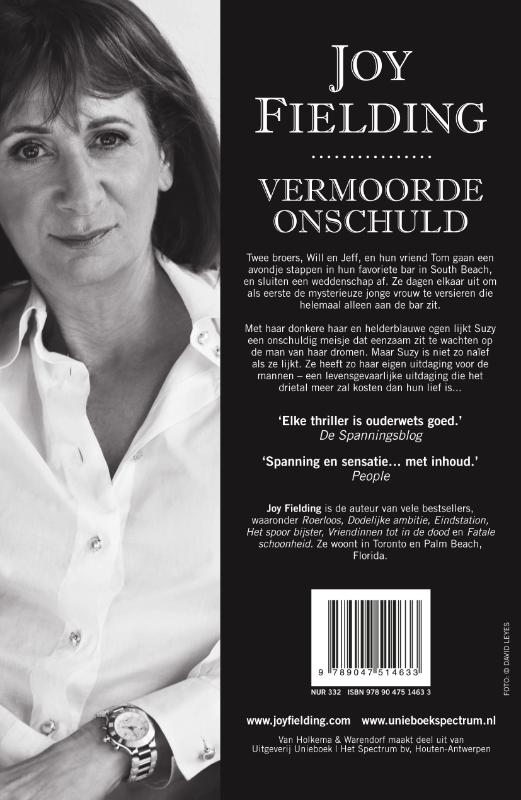 Vermoorde Onschuld achterkant