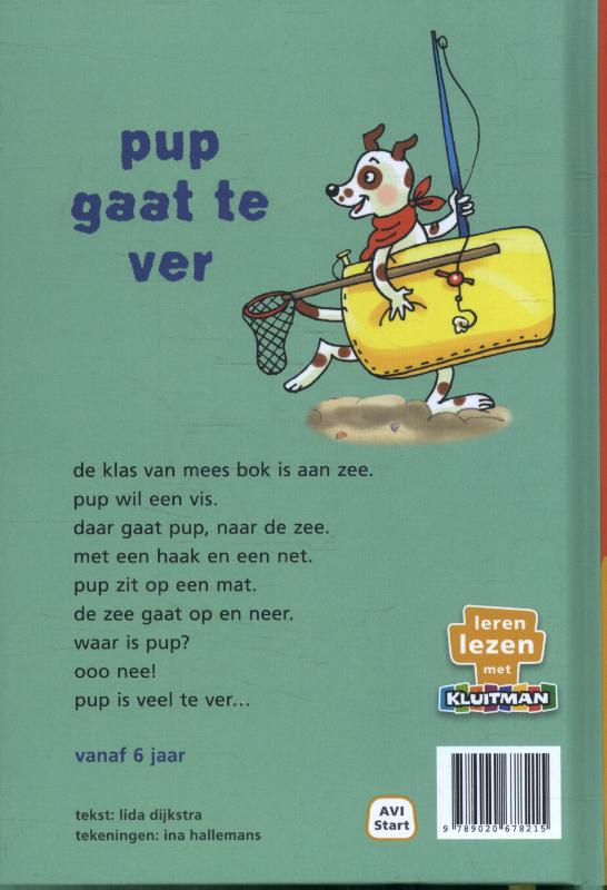 Pup gaat te ver achterkant