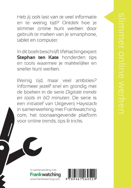 Digitale trends en tools in 60 minuten 3 -   Slimmer online werken in 60 minuten achterkant