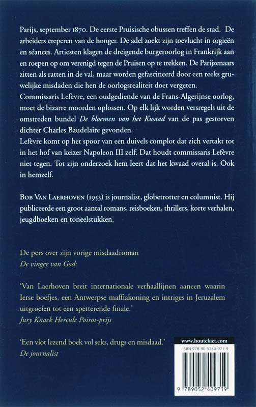 De Wraak Van Baudelaire achterkant