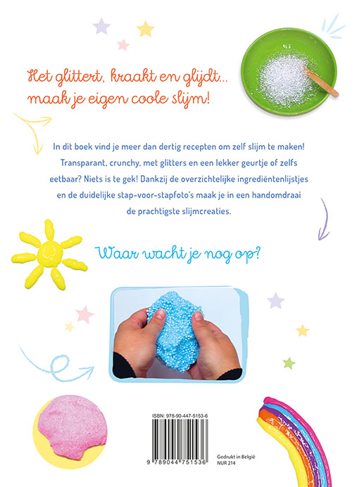 Pret met slijm! achterkant