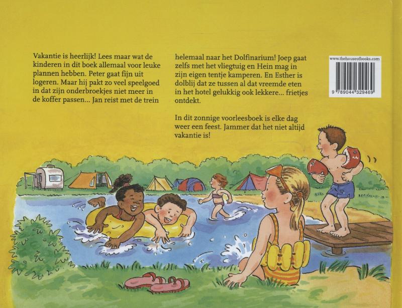 Hoera, het is vakantie achterkant