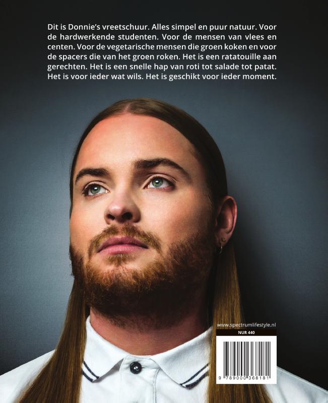 Donnie's kookboek achterkant