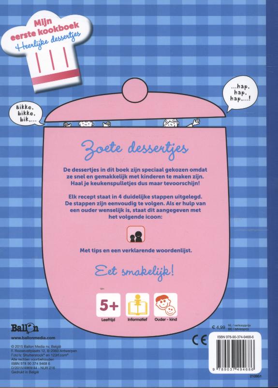 Stap voor stap - heerlijke dessertjes achterkant