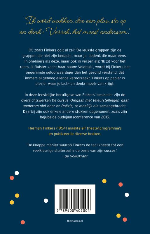 De cursus ‘Omgaan met teleurstellingen’ gaat wederom niet door achterkant