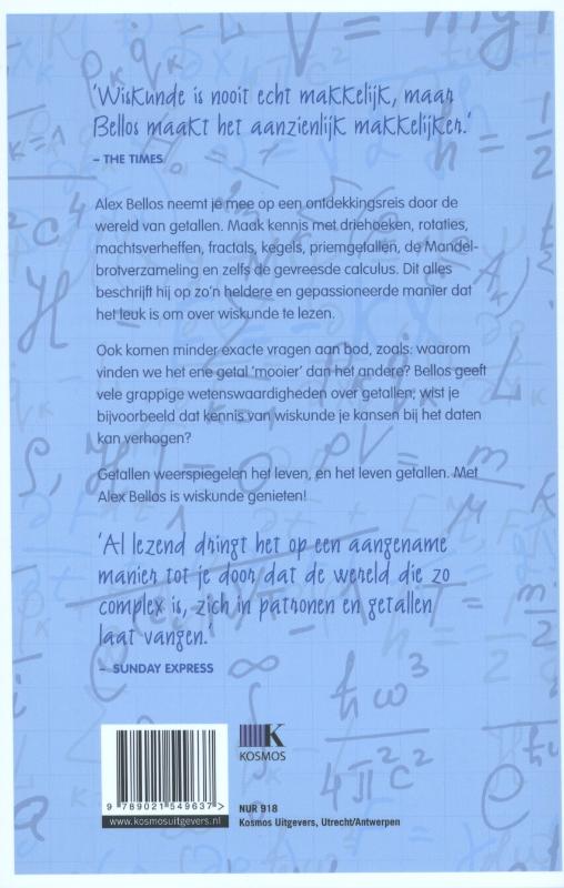 Genieten van getallen achterkant