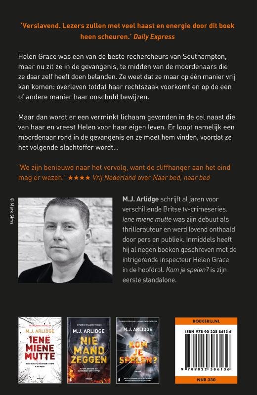 Helen Grace 6 - Wie niet weg is achterkant