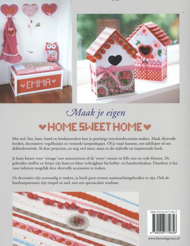 Maak je eigen home sweet home achterkant