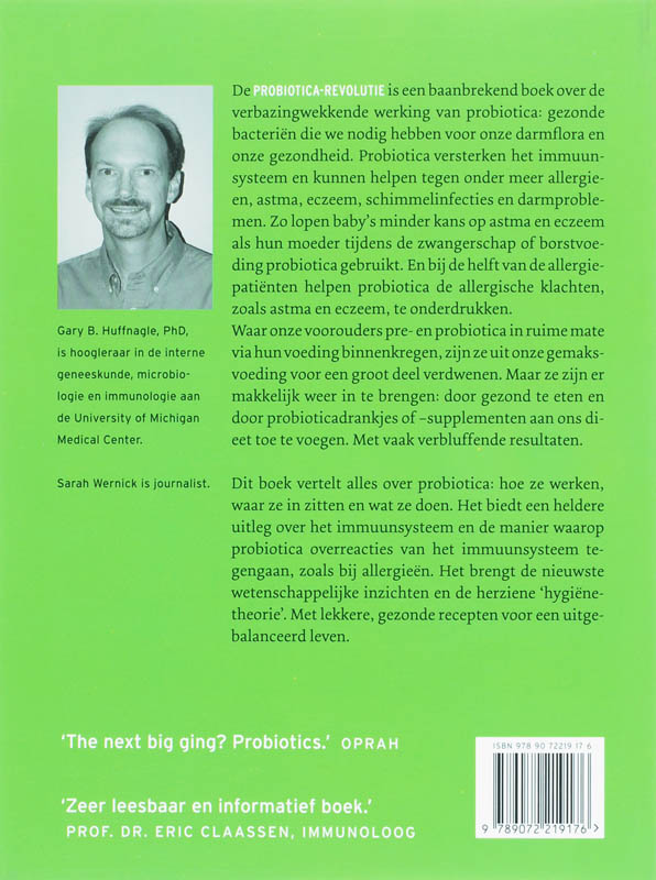 De probiotica-revolutie achterkant